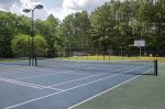 Tennis Court at Rec Center